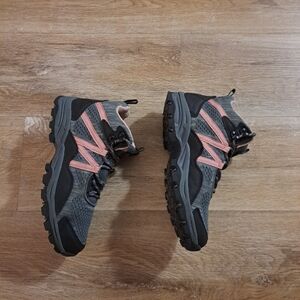 OCEAN +COAST Heather Gray Pink Black Hiking Sneakers Women's Size 8 M